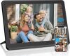 WiFi Digital Picture Frame 10.1" Smart Digital Photo Frames with IPS Touch Screen Electronic Photo Frame Easy Setup and Share Photos Video via App, Auto-Rotate, Wall Mountable for Home Decor - Thumbnail 1