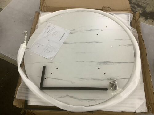 Faux Marble Coffee Table 31" x 17" - Lot 446
