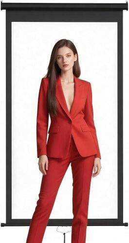 Portable Roll-Up, Pull-Down Retractable White Photography Backdrop 36"x59" - Lot 455