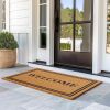 Barnyard Designs Natural Coco Coir Heavy Duty Welcome Doormat 48" - Thumbnail 1