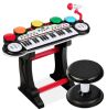 37-Key Kids Electric Keyboard w/ Microphone, Stool - Thumbnail 1