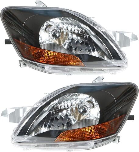 Headlights Assembly for Yaris 2007-2011 Base Sedan 4-Door - Lot 580
