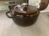 Cast-Iron Dutch Oven Kitchen Cookware w/ Enamel, Handles - 6qt - Thumbnail 3