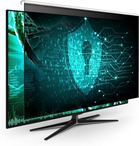 EZ-Pro Screen Protector Privacy Screen Panel for 24" Computer Monitor, Anti Blue Light and Anti-Glare, NOT Compatible with iMac - Lot 659