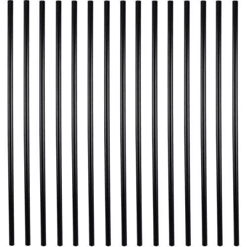 Myard 32" Classic Hollow Round Iron Balusters for Deck Railing, Matte Black, 25 Pack - Lot 674