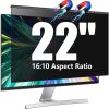 Magnetic Computer Privacy Screen Filter 22 inch for 16:10 Widescreen Monitor - Thumbnail 1