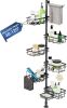 Shower Caddy Organizer Tension Pole, 30-120 Inch Adjustable - Thumbnail 1