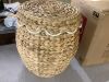 Scalloped Hyacinth Storage Tote Basket - Thumbnail 3