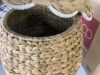 Scalloped Hyacinth Storage Tote Basket - Thumbnail 4