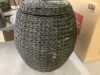 Multipurpose Hyacinth Storage Tote Basket - Thumbnail 2