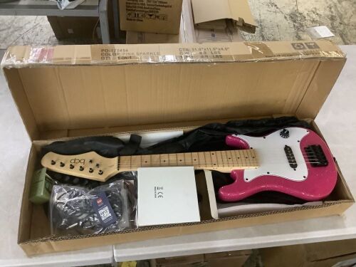 Kids Electric Guitar Beginner Starter Kit w/ 5W Amplifier - 30 in - Lot 726