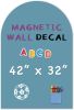 Magnetic Chalkboard Wall Decal, 42" x 32" - Thumbnail 1