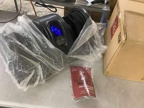 Therapeutic Foot Massager w/ High Intensity Rollers, 3 Modes - Missing Remote - Lot 814