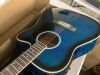 41in Beginner Acoustic Electric Cutaway Guitar Set w/ Case, Strap - Strings Need Replaced - Thumbnail 3