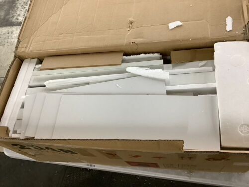 53.1" H Tall Storage Cabinet with 6 Doors and Adjustable Shelf - Unknown if Complete - Lot 574