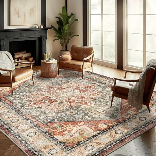 Washable Area Rug, 8 x 10 - Lot 382