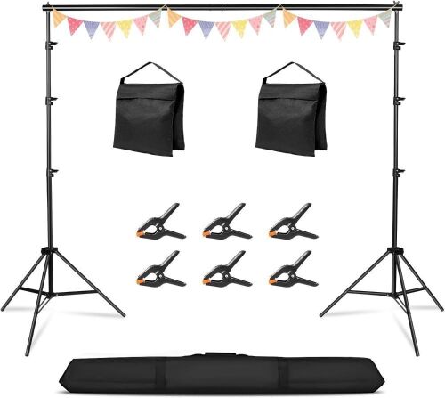 10x10FT Adjustable Photography Backdrop Stand - Lot 572