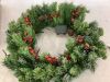 24" Christmas Wreath with Lights - Thumbnail 2
