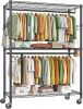 Simple Trending Heavy Duty Clothing Rack 3 Tiers - Thumbnail 1