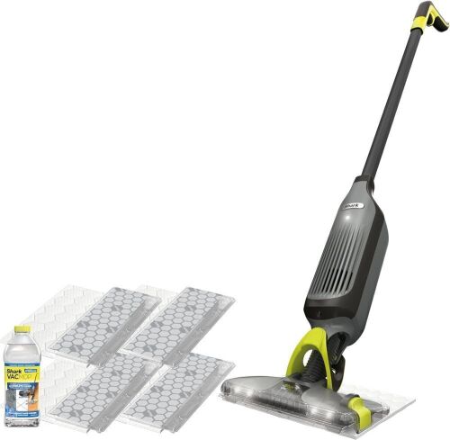Shark VACMOP Pro Cordless Hard Floor Combo Vacuum & Spray Mop for Tile, Laminate & Wood Surfaces with No-Touch Disposable Pad - Lot 815JF