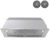 AKDY 30 in. 343 CFM Built-in Insert Kitchen Vent Ducted/Ductless Convertible Range Hood in Stainless Steel with Carbon Filter - Thumbnail 1