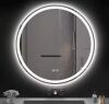 31 in. W x 31 in. H Round LED Anti-Fog Frameless Bathroom Vanity Mirror with Front Light And Backlight - Thumbnail 1