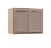 Hampton Bay Recessed Panel 30 in. W x 12 in. D x 24 in. H Assembled Wall Bridge Cabinet in Unfinished - Thumbnail 1