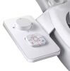 Non-Electric Cold Water Bidet Attachment in White with Dual Nozzles and Pressure Control - Thumbnail 1