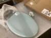BEMIS Elongated Soft Close Plastic Toilet Seat in Heron Blue - Thumbnail 2