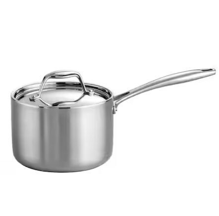 Tramontina Signature Tri-Ply Clad 2 qt. Stainless Steel Sauce Pan with Lid - Lot 846JF