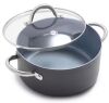 GreenPan Lima 5 qt. Hard Anodized Aluminum Ceramic Nonstick Stock Pot - Thumbnail 1