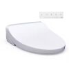 TOTO KS5 Washlet Electric Bidet Seat for Elongated Toilets with Warm Water Wash and Remote Control in Cotton White - Thumbnail 1