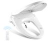 VEVOR Elongated Electric Bidet Toilet Seat with Adjustable Nozzle and Water Pressure in White - Thumbnail 1