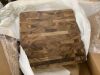 Ironwood Square End Grain Chef's Board 14" x 14" x 1.25" - Thumbnail 1