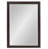 Kate and Laurel Aldridge 23.5 in. W x 35.5 in. H Framed Rectangular Beveled Edge Mirror in Bronze - Thumbnail 1