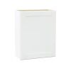 Hampton Bay Shaker 24 in. W x 12 in. D x 30 in. H Assembled Wall Cabinet in Satin White - Thumbnail 1
