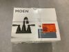 MOEN Banbury 4 in. Centerset Double Handle High-Arc Bathroom Faucet in Matte Black - Thumbnail 2