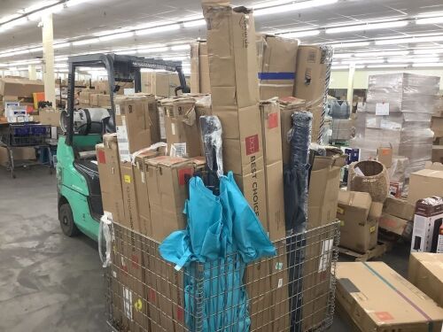 Lot of (35) Patio Umbrellas - Uninspected, Wire Bin NOT Included - Lot 47