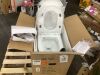 YULIKA Elongated Smart Bidet Toilet 1.28 GPF in white with Bidet Seat Auto Open and Close, Auto Flush, Foot Sensor Operation - Thumbnail 2