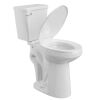 Simple Project 21 in. 2-Piece Toilet Single Flush 1.28 GPF Round 12 in. Rough In Height Toilet in White - Thumbnail 1