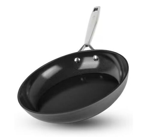 Gotham Steel Professional 2x Hard Anodized 10 " Aluminum Ceramic Non-Stick Frying Pan in Black - Lot 898JF