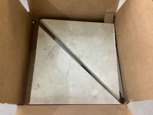 Lot of (2) FlexStone 15 in. Corner Shelf Niche in Calabria - Lot 915JF