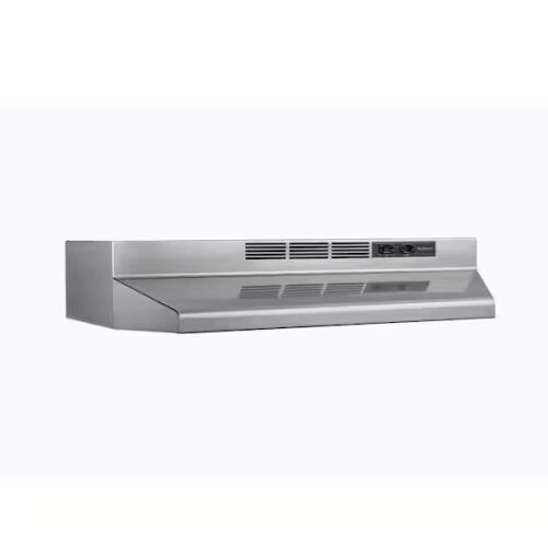 Broan-NuTone RL6200 Series 30-Inch Ductless Under-Cabinet Range Hood, Stainless Steel Finish - Lot 932JF