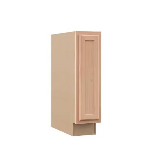 Hampton Bay Recessed Panel 9 in. W x 24 in. D x 34.5 in. H Assembled Base Cabinet in Unfinished - Lot 934JF