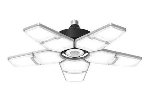 Lot of (2) BEYOND BRIGHT 40-Watt Motion-Activated LED Garage Light with 10-Adjustable Panels, 372 LED Bulbs - Lot 942JF