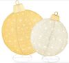 2pc Lighted Pop-Up Christmas Ornaments Decoration - Thumbnail 1