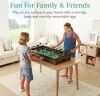 Tabletop Foosball Table, Arcade Table Soccer w/ 2 Balls - 40in - Thumbnail 3