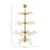 Wrought Iron Christmas Tree Ornament Display 3ft - Thumbnail 3