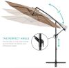 Offset Hanging Patio Umbrella - 10ft - Thumbnail 2