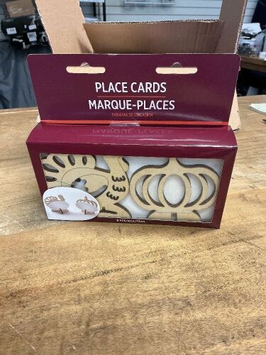 place Cards Case Of 6 Boxes 8 Per Box - Lot 136